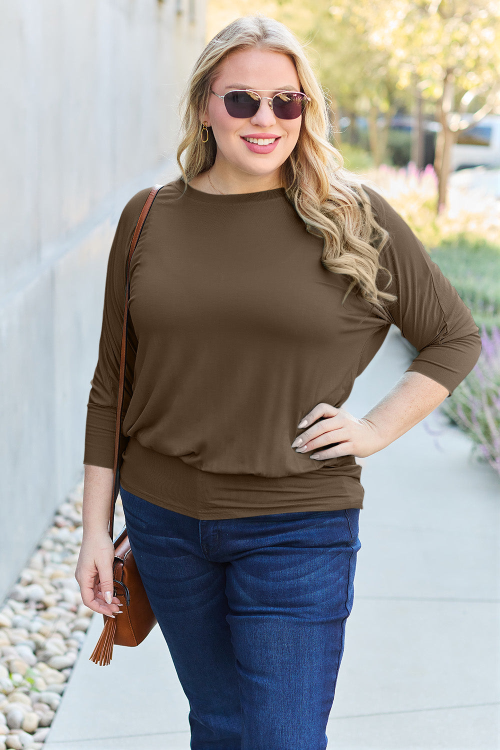 Batwing Sleeve Blouse