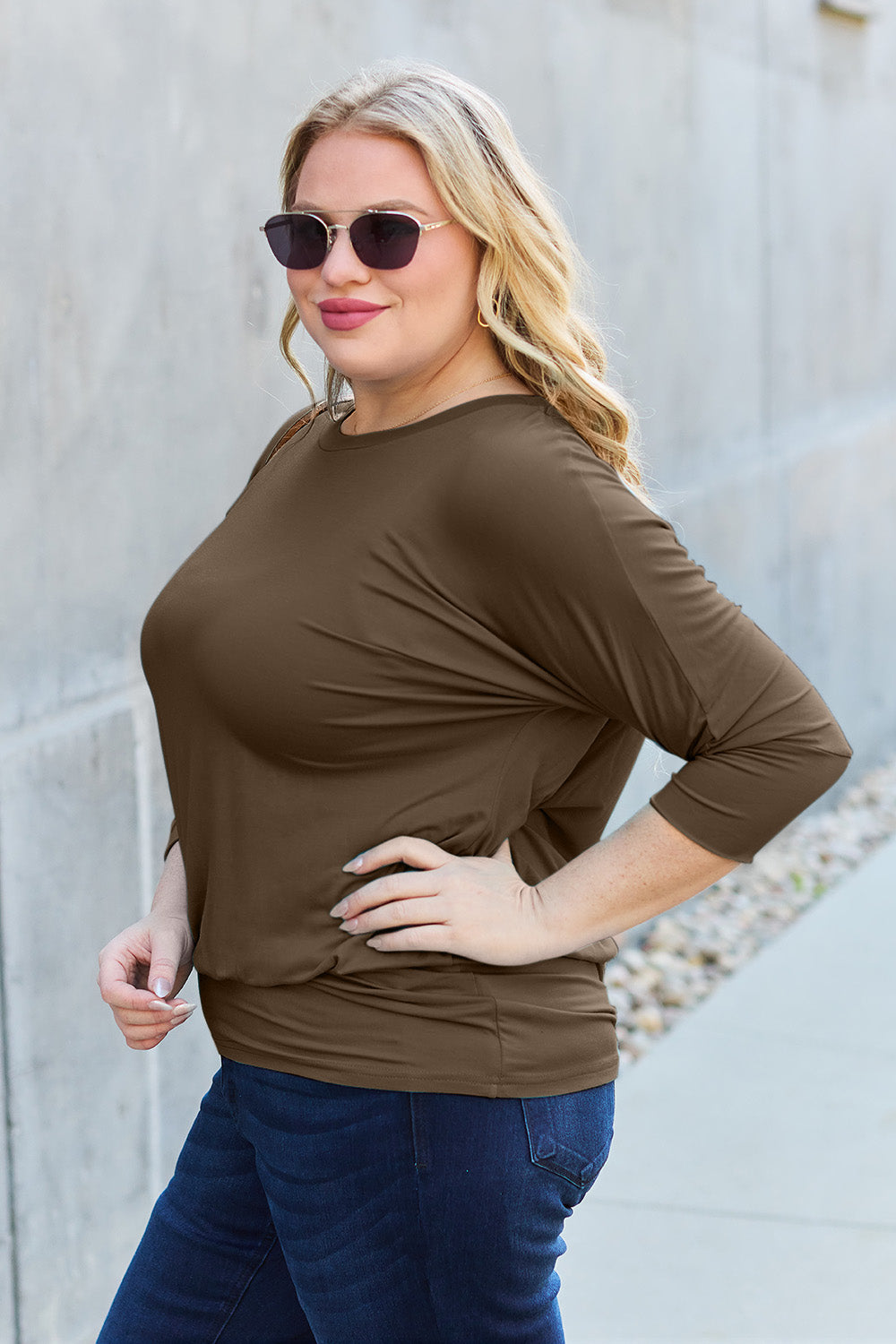 Batwing Sleeve Blouse