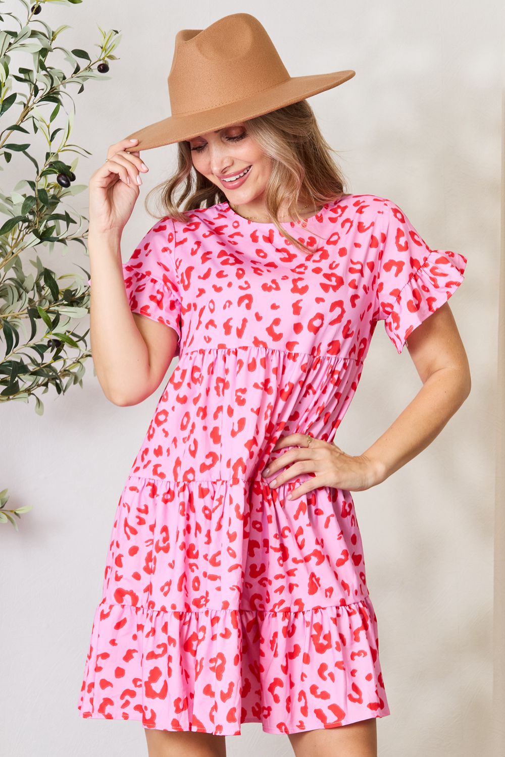 Sleeve Tiered Dress
