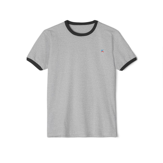 Casual Unisex Cotton Ringer T-Shirt for Everyday Comfort