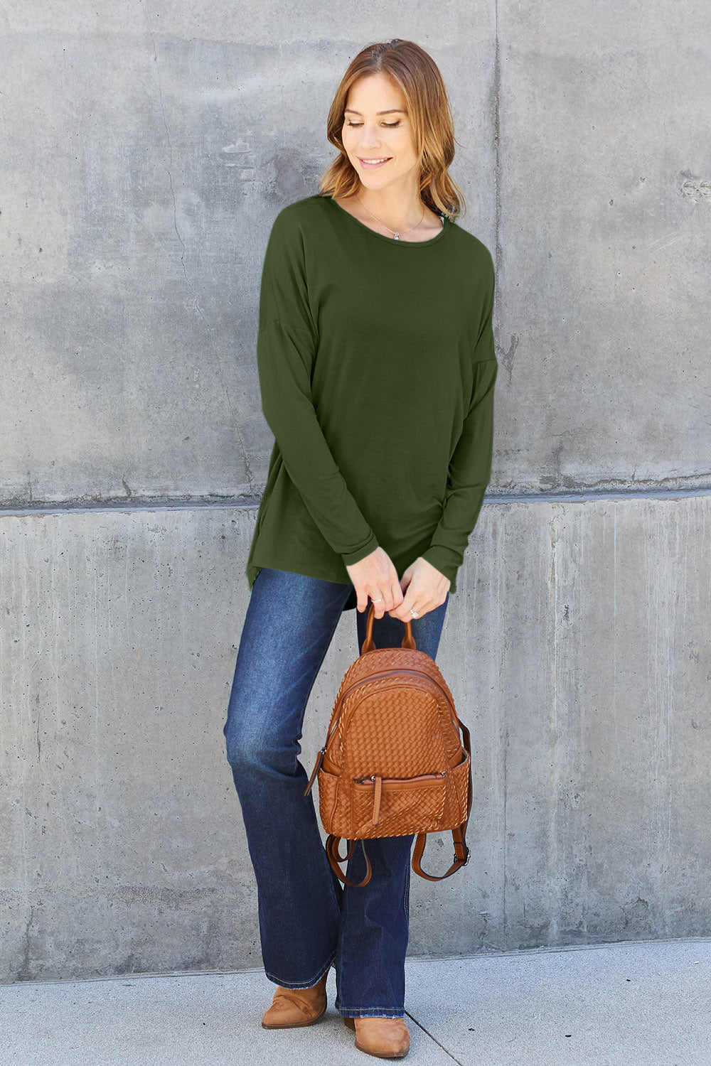 Dropped Shoulder T Shirt