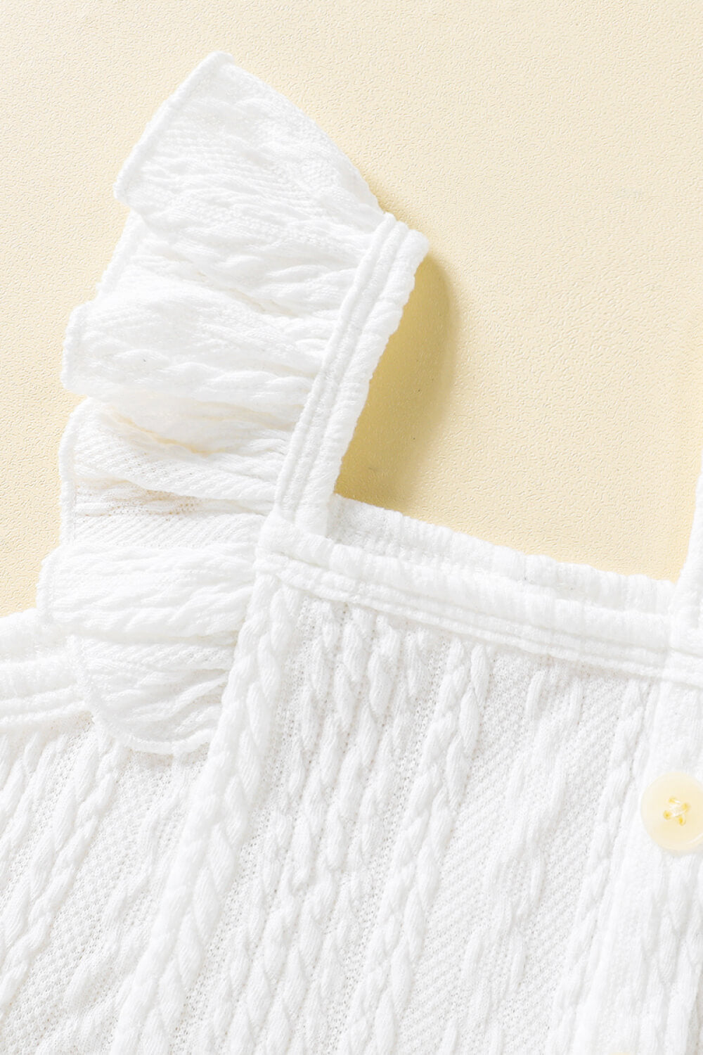 Ruffle Shoulder Dress