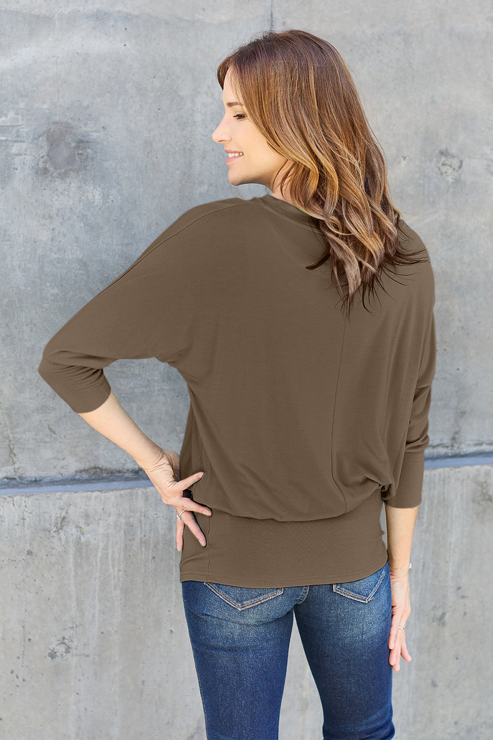 Batwing Sleeve Blouse