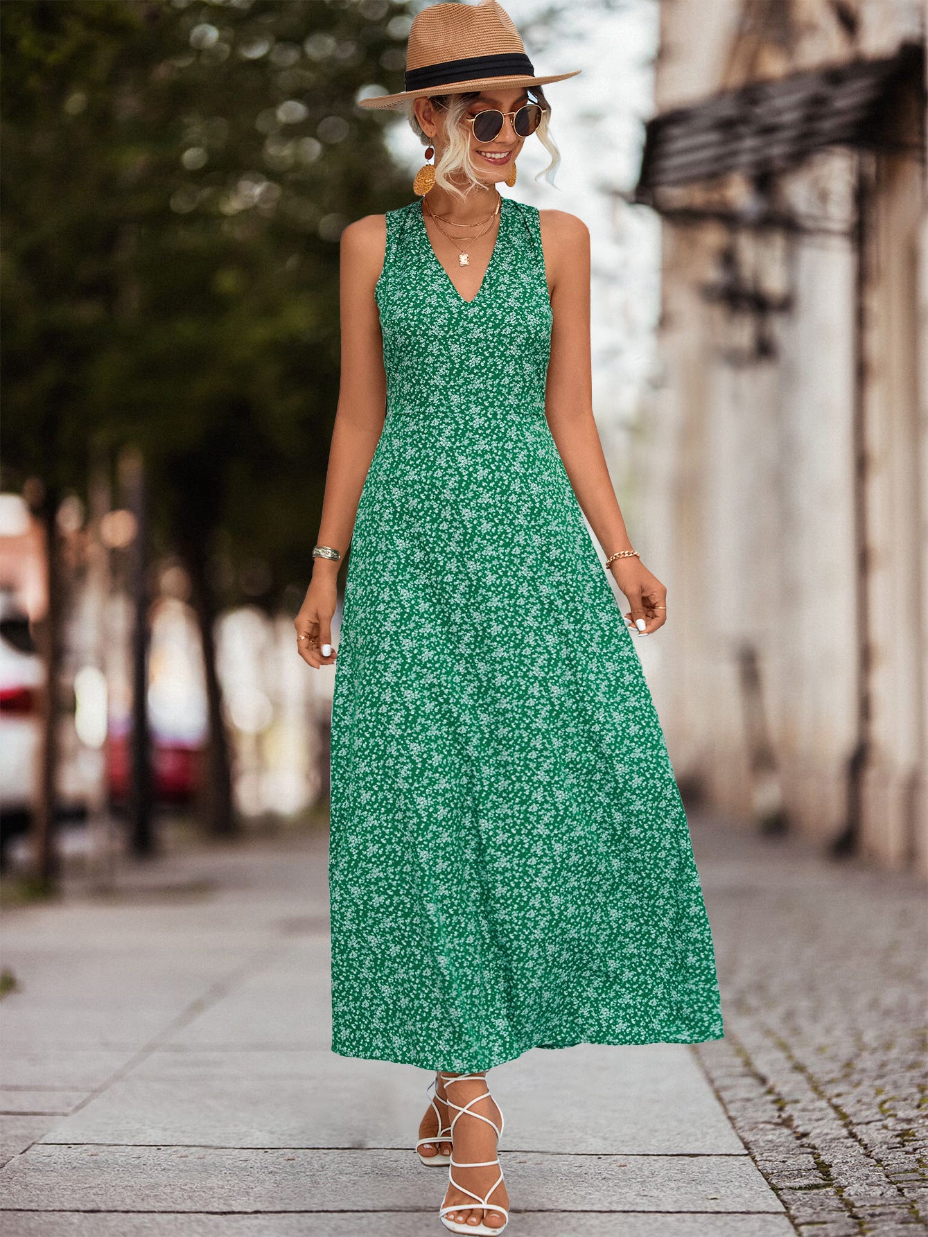 Women's Fashion Casual Backless Dress