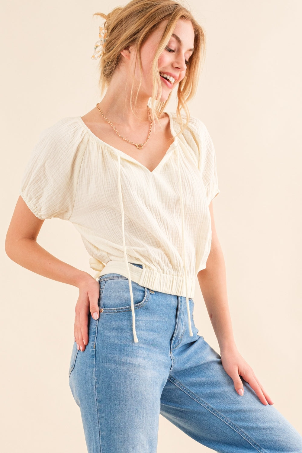 Front tie shirts