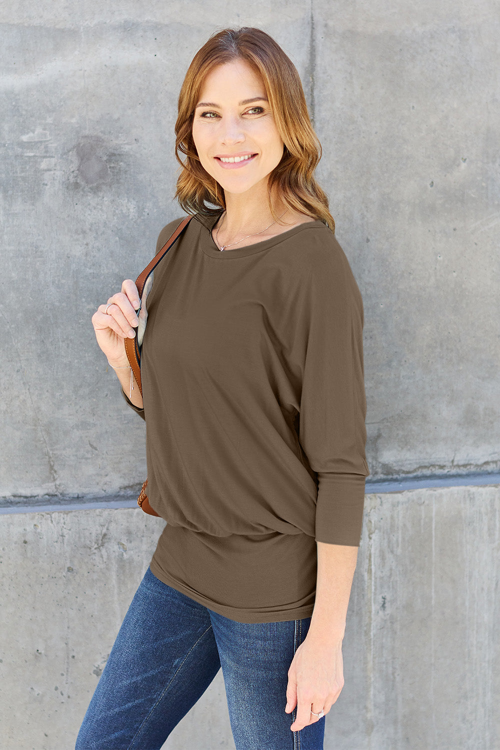 Batwing Sleeve Blouse