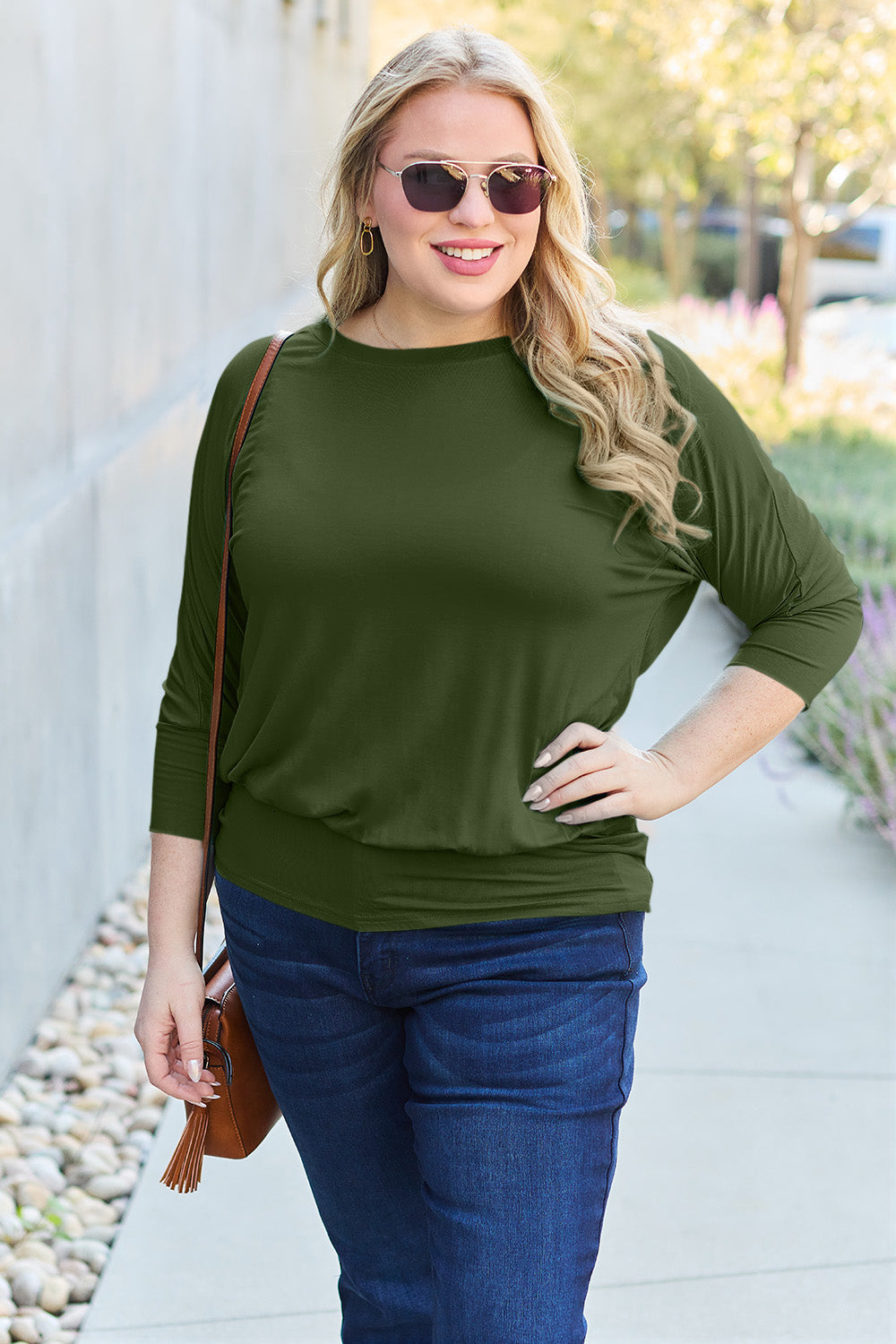 Batwing Sleeve Blouse
