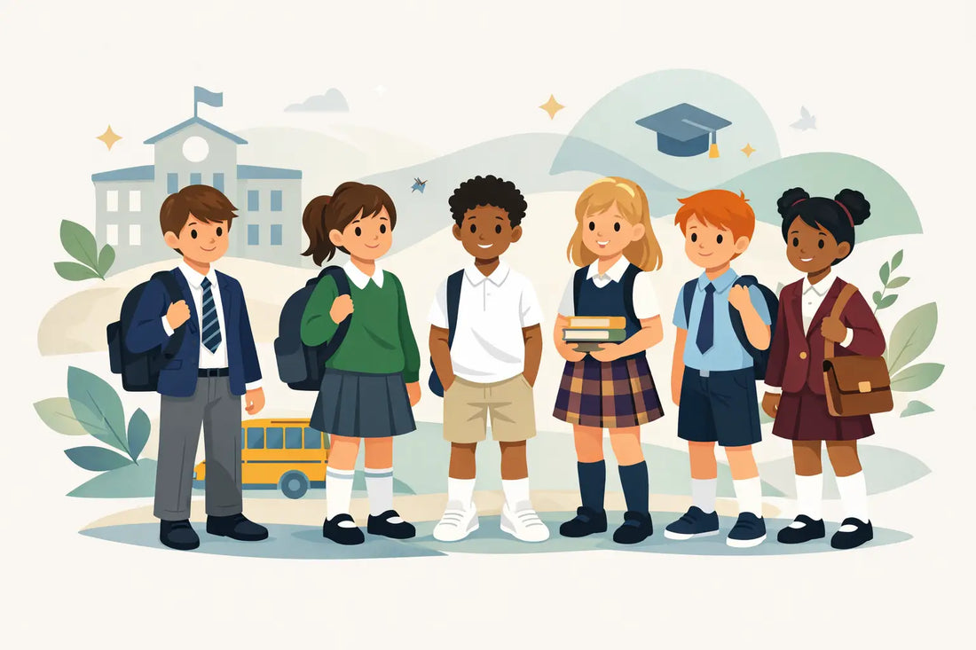 12 School Uniform Outfit Examples Kids Will Wear