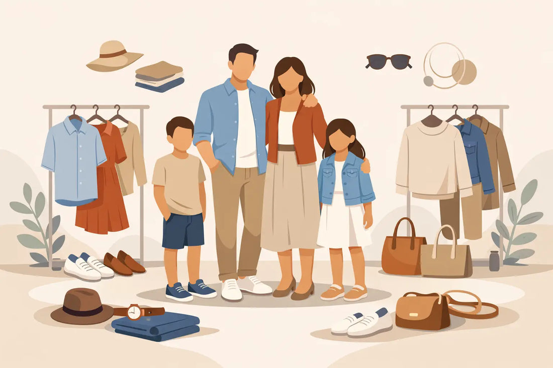 Family Capsule Wardrobe Example for Everyday Style