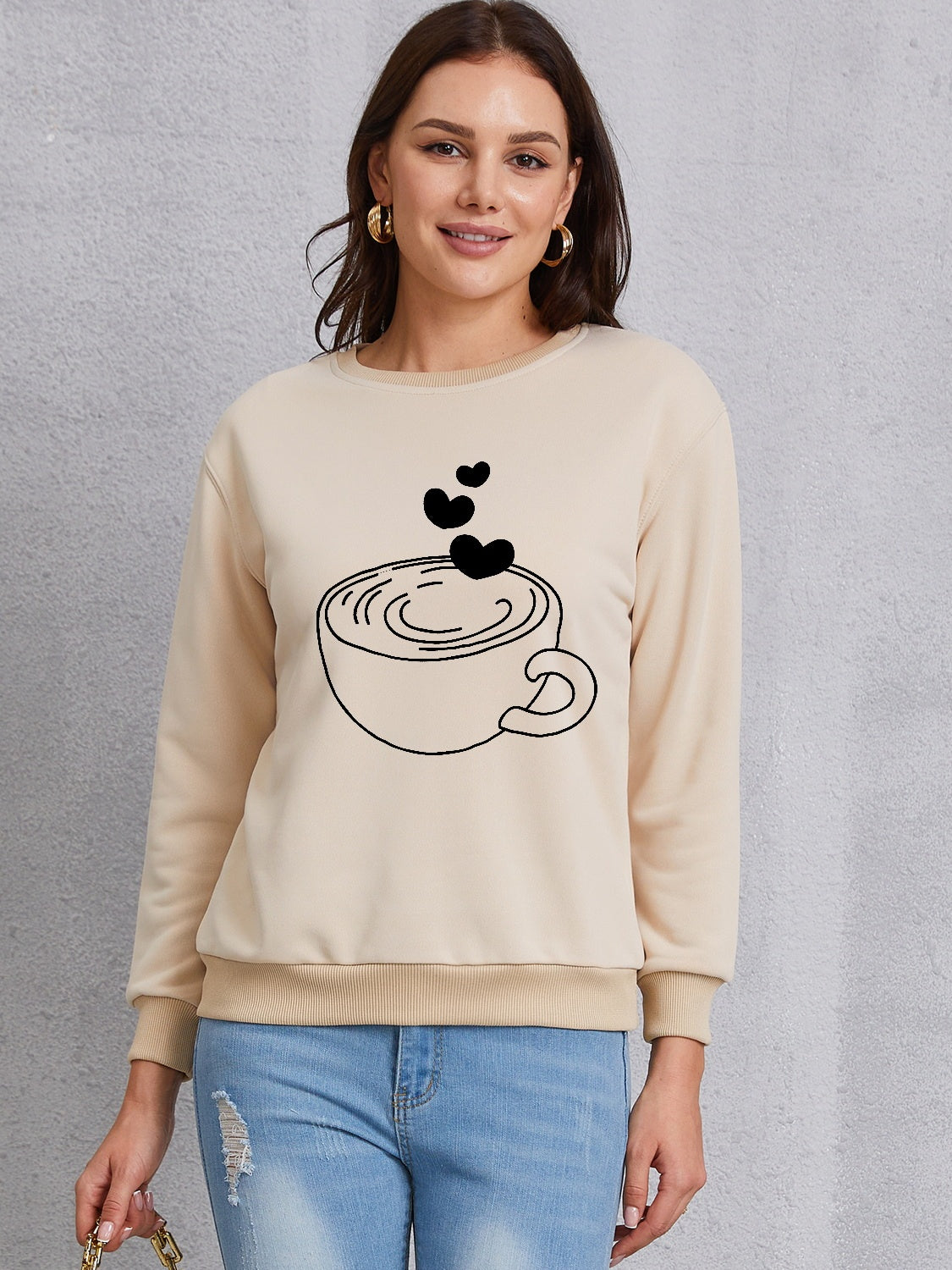 Dropped Shoulder Sweatshirt