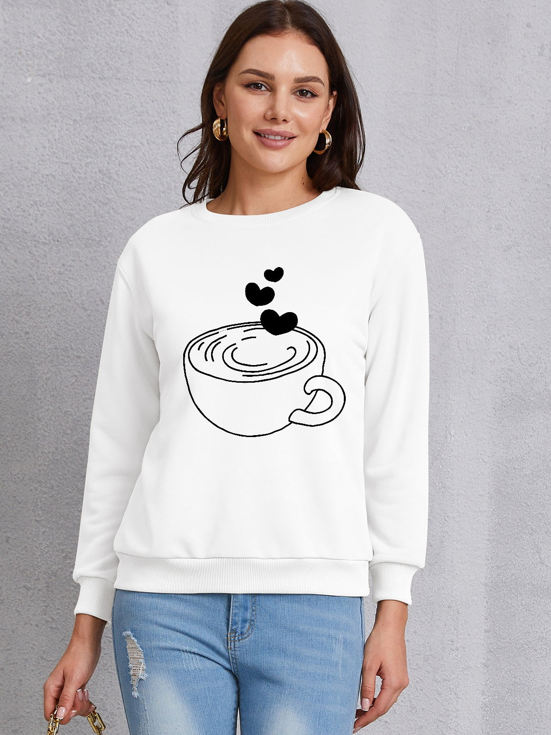 Dropped Shoulder Sweatshirt