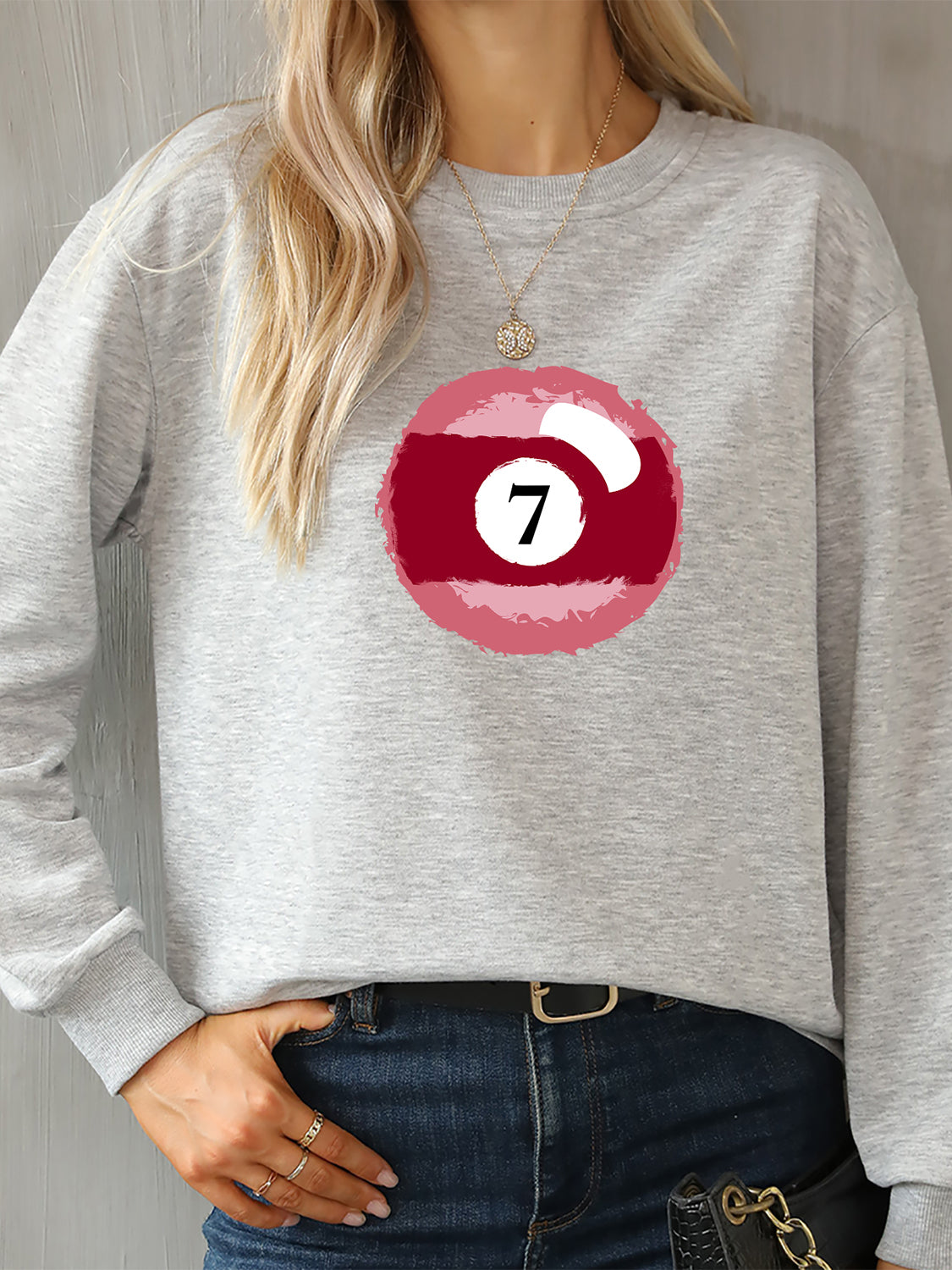 Round Neck Sweatshirt