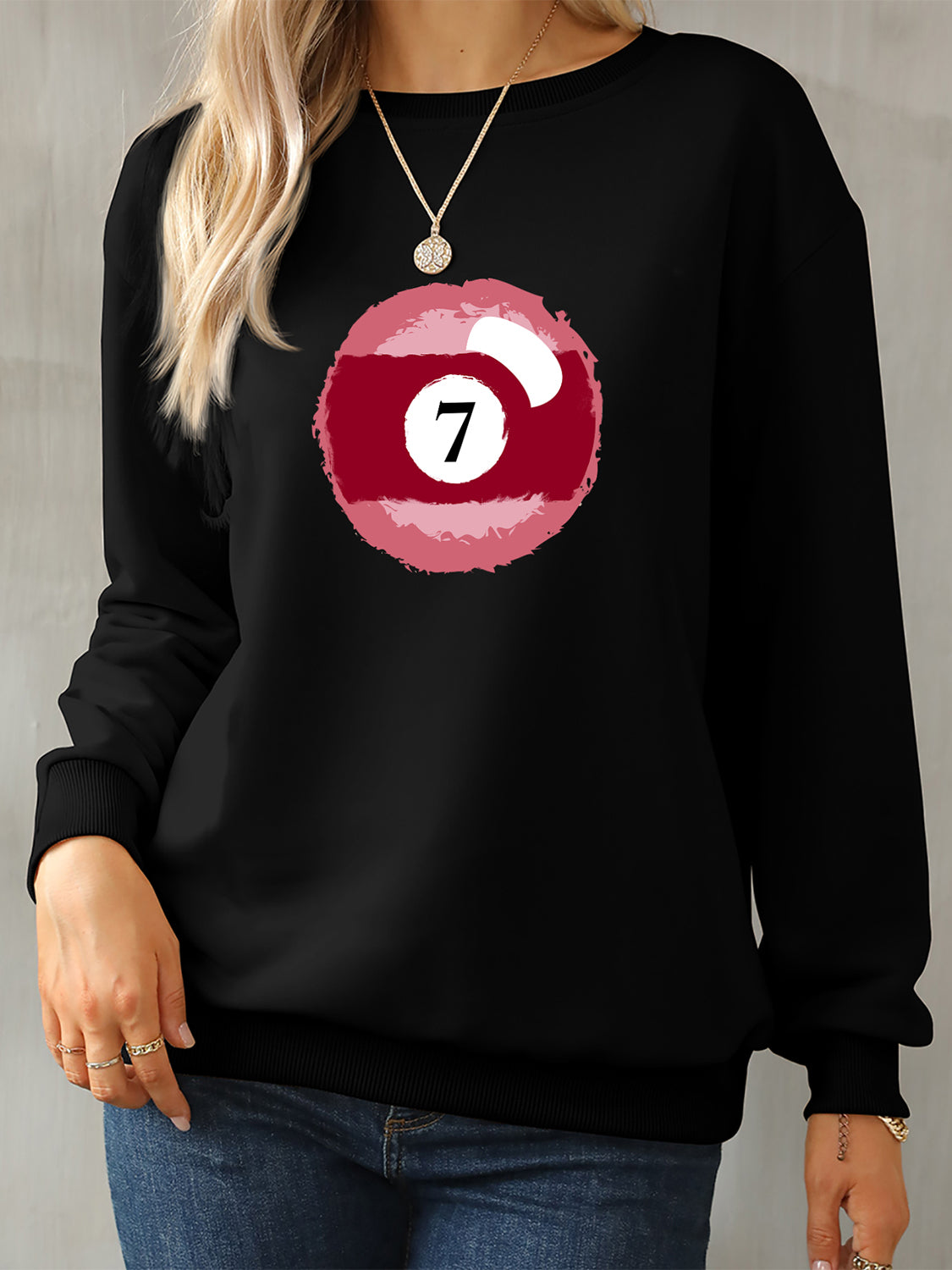 Round Neck Sweatshirt