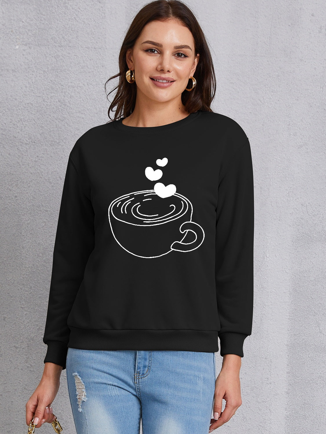 Dropped Shoulder Sweatshirt