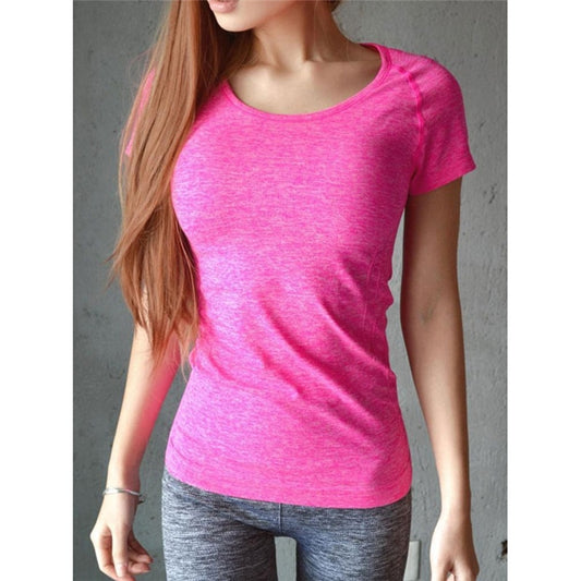 Women T Shirt professional sports Quick Drying Fitness T-shirt short-sleeve exercise clothes T-shirt