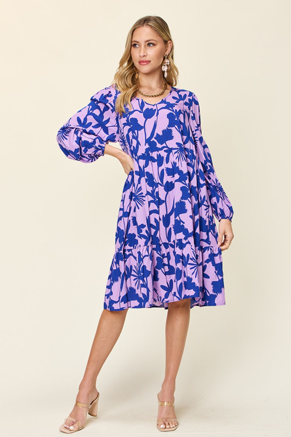 Ruffle Hem Dress