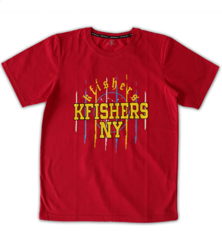 Men's Short Sleeve Cotton T-shirts Red