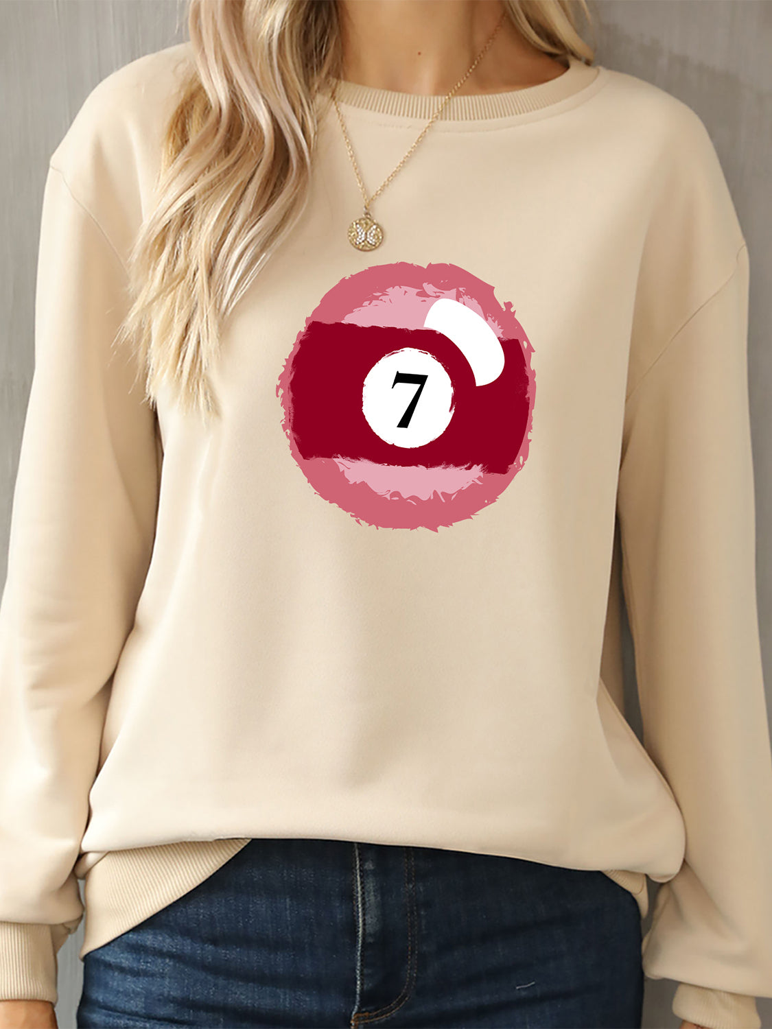 Round Neck Sweatshirt