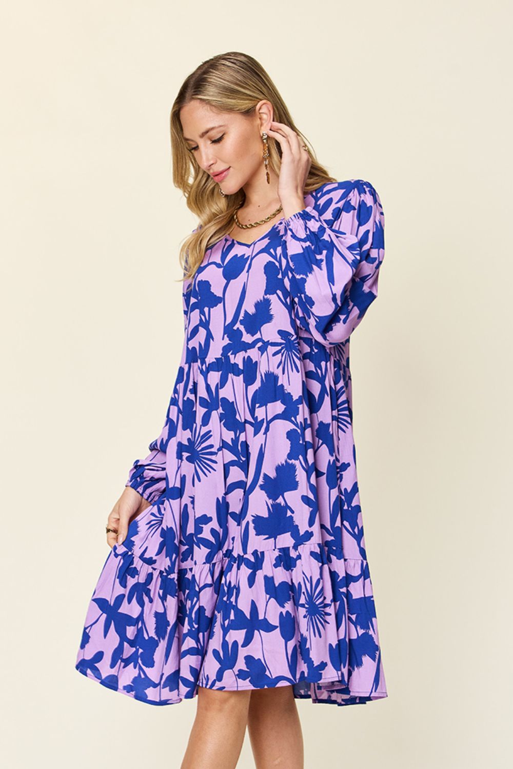 Ruffle Hem Dress