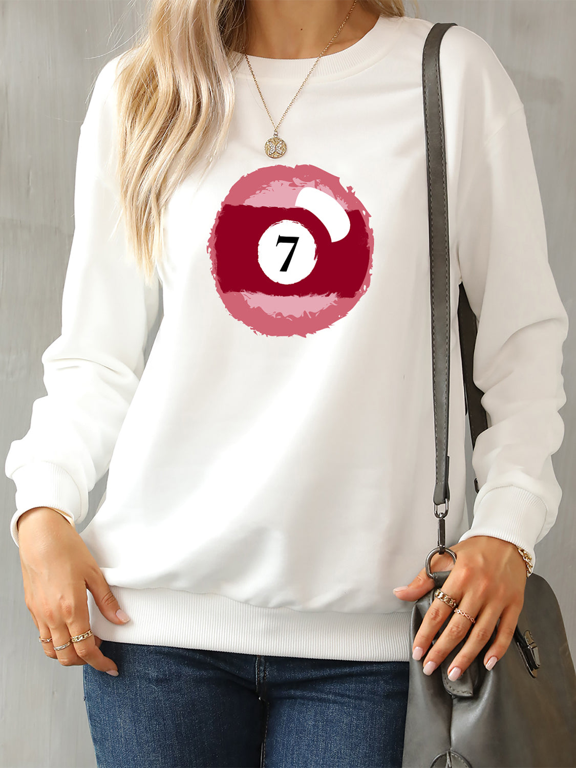 Round Neck Sweatshirt