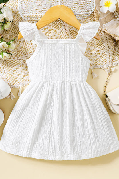 Ruffle Shoulder Dress 