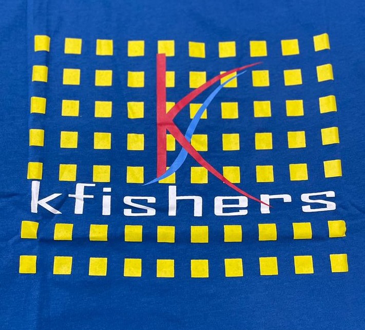 Kfishers Mens Short Sleeve T-shirt Blue - Premium T-Shirt from KFISHERS - Just $8! Shop now at KFISHERS