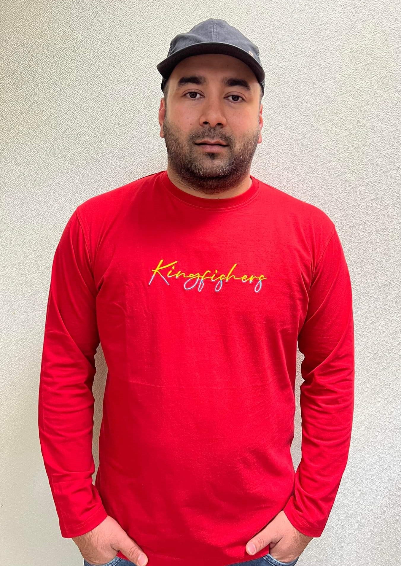 Mens Long Sleeve T-shirt - Premium L/S Tshirt from KFISHERS - Just $9! Shop now at KFISHERS